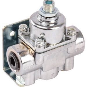 Fuel Pressure Regulator for Gasoline Applications [4.5 to 9 PSI, Chrome Finish]