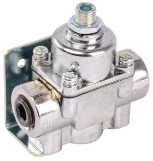 Fuel Pressure Regulator for Gasoline Applications [4.5 to 9 PSI, Chrome Finish]