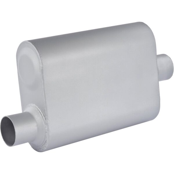 Chambered Deep-Tone Muffler [2.500 in. Offset Inlet / Center Outlet]