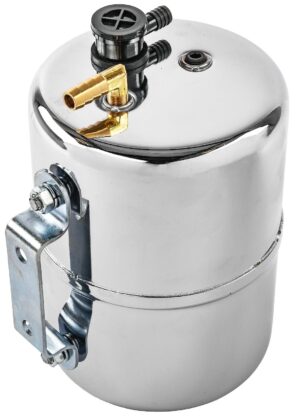 Vacuum Reserve Canister Chrome [5 in. D x 7 in. L]